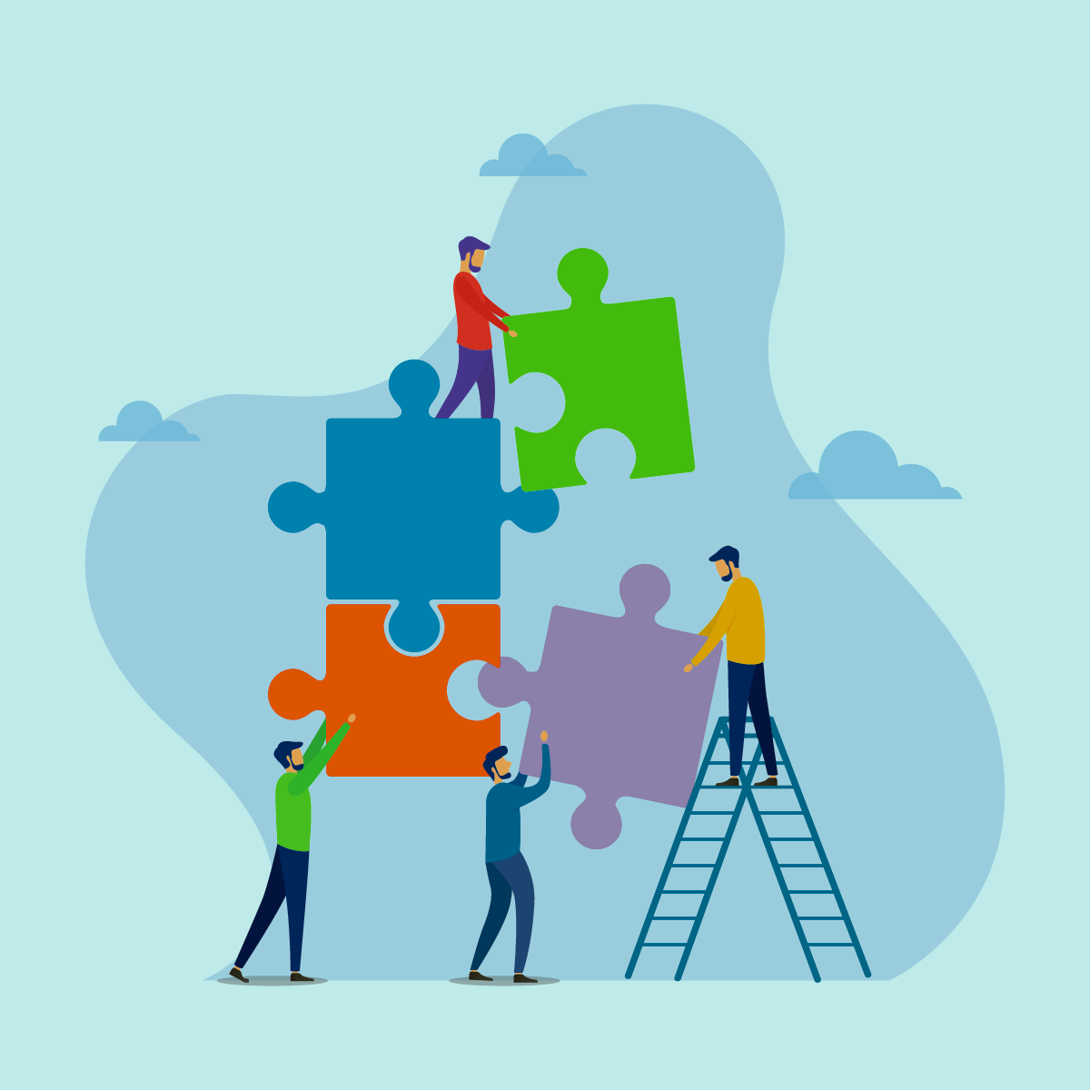 Picture of people collaborating